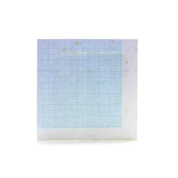 Aged graph grid line paper Foto stock