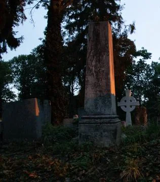 Aged gravestone Stock Photos