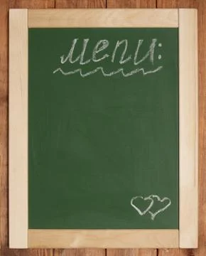 Aged menu Stock Photos