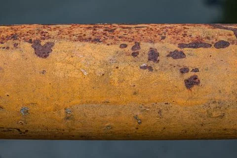 Aged metal surface profile Fotos Stock