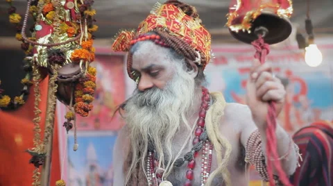 Aged Naga Saint Stock Footage 58783994