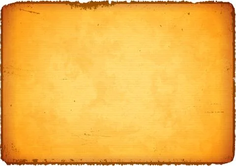 Aged paper with torn edges Stock Illustration
