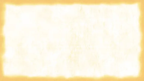 Aged Parchment Paper Texture with Burnt Irregular Edges Full Screen Video Frame Stock Footage 340015987