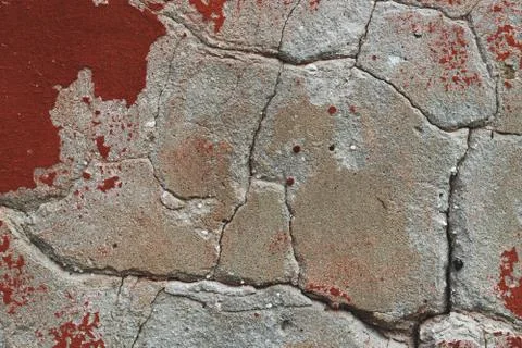 Aged plastered wall. Foto stock