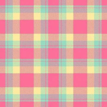 Aged seamless texture pattern, advertising textile check vector. Fiber fabr.. Stock Illustration