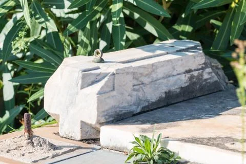 Aged tomb Stock Photos