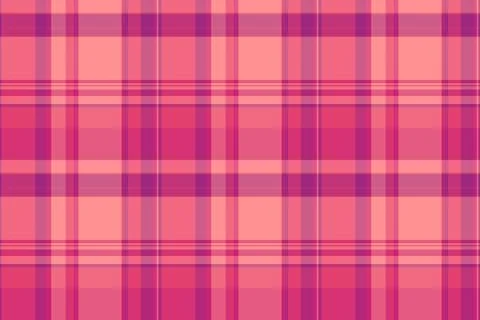 Aged vector seamless texture, femininity check pattern background. Woman pl.. Stock Illustration