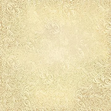 Aged vintage floral pattern Illustrazione stock