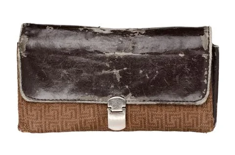 Aged wallet Stock Photos
