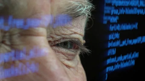 Ageless Mind: The Veteran Coder's Insight Stock Footage 267124113