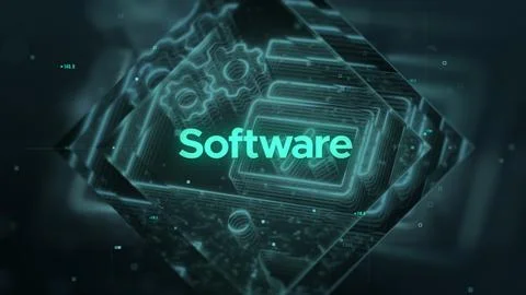 Agency Services. Software. No Slogans or Messages. Stock Illustration