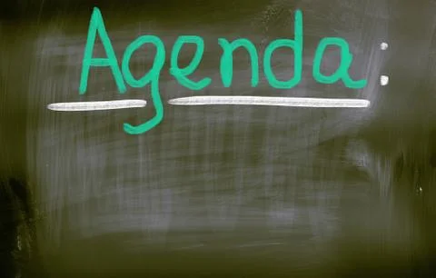 Agenda concept Ilustração Stock