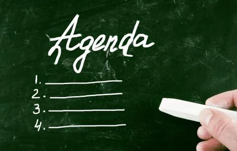 Agenda concept イラスト素材