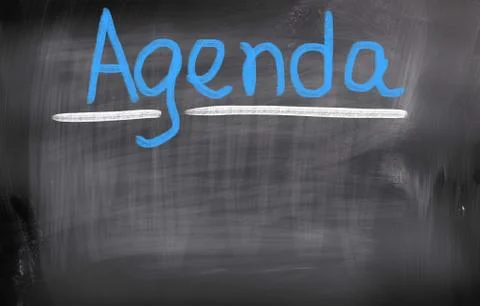 Agenda Concept Stock Illustration