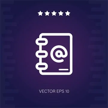 Agenda vector icon Stock Illustration