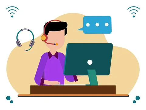 Agent Concept Illustration Stock Illustration