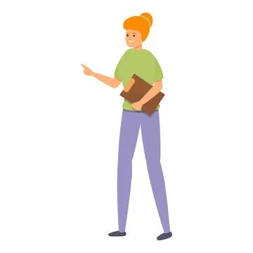 Agent interaction icon, cartoon style Stock Illustration