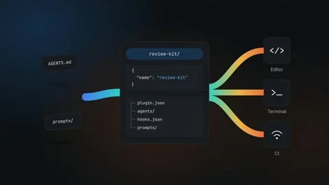 Agent Plugins Package Review Kit Seamless Loop Animation Software Development Vídeo Stock 341912139
