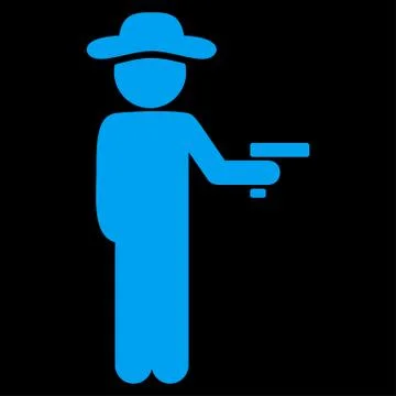 Agent Robber Icon Stock Illustration