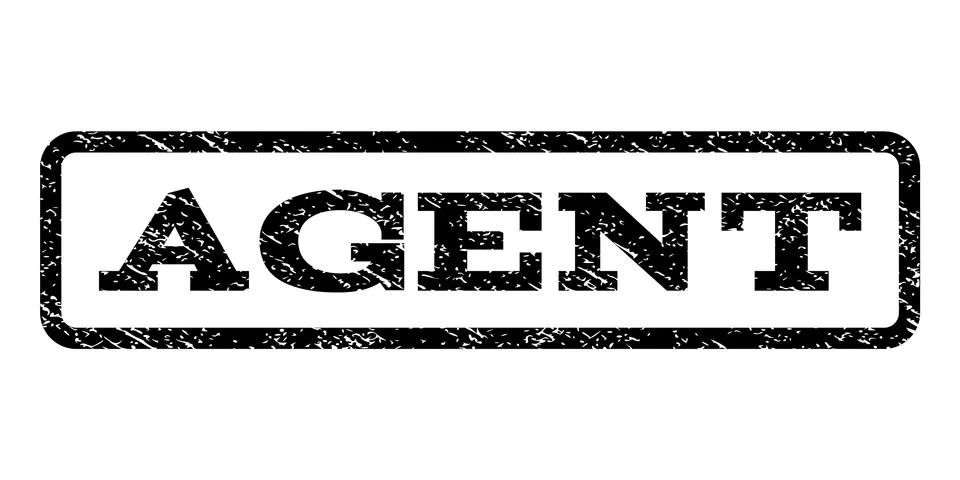 Agent Watermark Stamp Stock Illustration