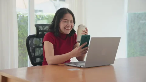 Agentic AI future of payment fintech concept easy smart life for Gen z user Vídeo Stock 333026004