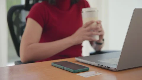 Agentic AI future of payment fintech concept easy smart life for Gen z user Vídeo Stock 333026092