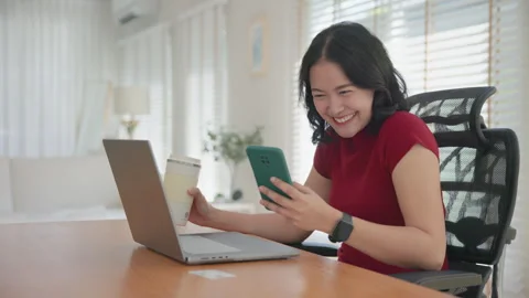 Agentic AI future of payment fintech concept easy smart life for Gen z user Vídeo Stock 333026093