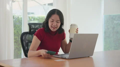 Agentic AI future of payment fintech concept easy smart life for Gen z user Vídeo Stock 333026110