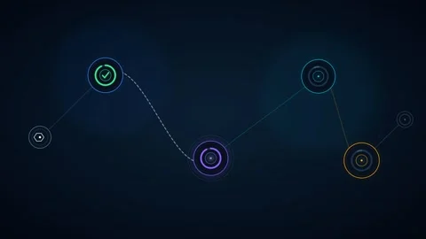 Agentic AI Workflow with Autonomous Connected Agents Stock Footage 346816852