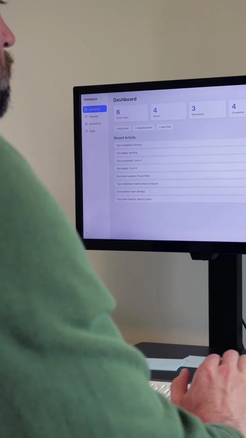 Agentic AI Workflow Helps Optimize Productivity Stock Footage 332683617