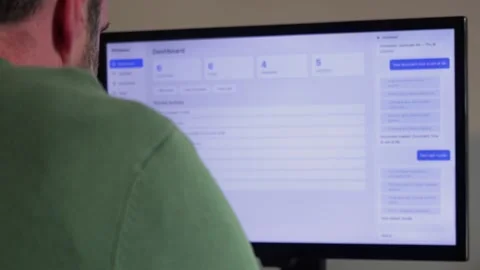 Agentic AI Workflow Helps Optimize Productivity Stock Footage 332683618