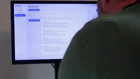 Agentic AI Workflow Helps Optimize Productivity Stock Footage 332683619