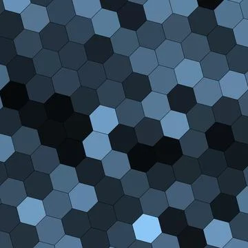 AGeometry hexagon wall texture background multicolor honeycomb pattern wallpaper Stock Illustration