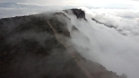 Ager car on cliff Stock Footage 234424915