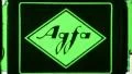 AGFA Corporate Film Processing LOGO Vintage Film Home Movie Leader distressed HD Footage