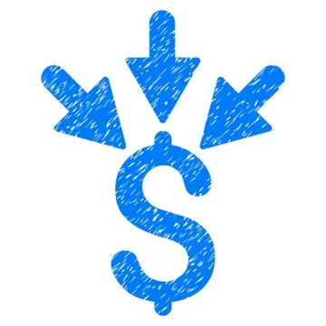 Aggregate Payment Grunge Icon Stock Illustration