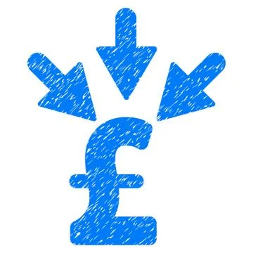Aggregate Pound Payment Grainy Texture Icon Stock Illustration