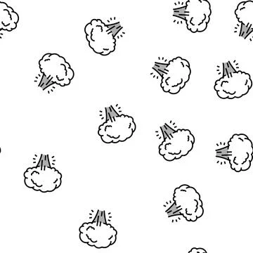 Aggregate state water vector seamless pattern Stock Illustration