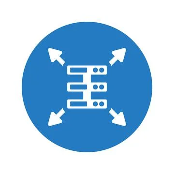 Aggregator Icon. Illustrazione stock