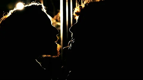 Aggression, violence - young man attacks a friend who owes him money - night  Stock Footage 154010721