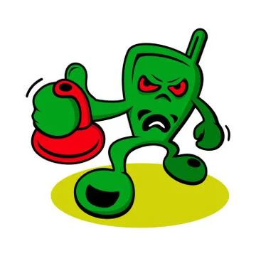 Aggressive creature logo Stock Illustration