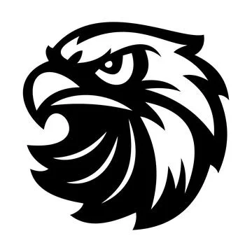Aggressive Eagle Head Vector Illustration Stock Illustration