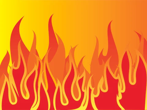 Aggressive fire Background Vector EPS Illustrazione stock