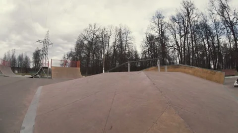 Aggressive roller skates. Stock Footage 63363181