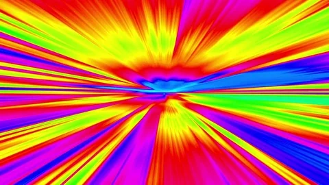 Aggressive Super Colorful Fast Disco Rays VJ Loop Stock Footage 79267157