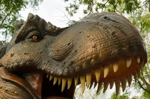 Aggressive T Rex. Stock Photos