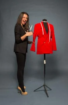 Aggressive tailor Stock Photos