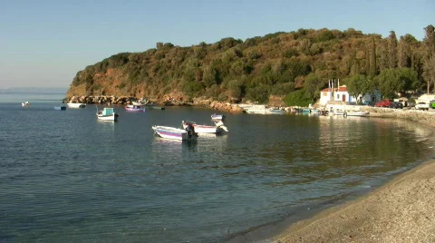 Aghia Paraskevi - samos 스톡 동영상 141701