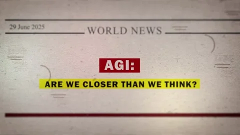 AGI Are We Closer Than We Think Stock Footage 318783402