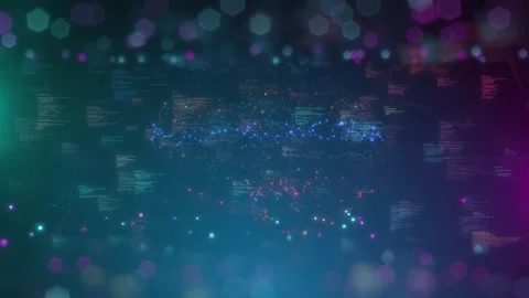 AGI artificial intelligence neural networks predictive analytics system Stock Footage 302517780